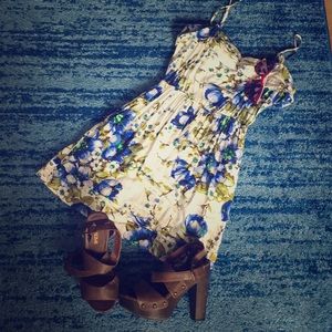 Lightweight summer floral dress